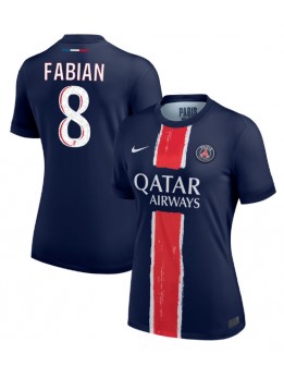 Paris Saint-Germain Fabian Ruiz #8 Replika Hemmakläder Dam 2024-25 Kortärmad